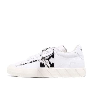 Off-White  WMNS Vulc Eco Canvas Low White Black (OWIA178F21FAB0020110)