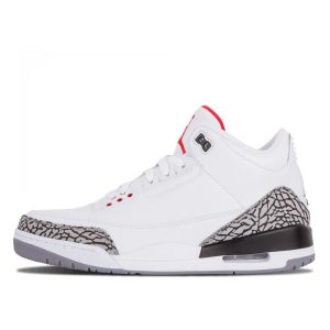 Air Jordan 3 Retro ’88’ 2013 White/Fire Red-Cement Grey-Black (580775-160)