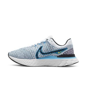 Nike React Infinity Run Flyknit 3en voor heren (straat) Wit (DH5392-102)