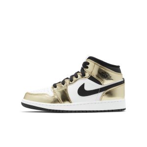 Air Jordan 1 Mid SE GS Metallic Gold (DC1420-700)