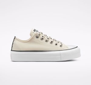 Converse Chuck Taylor All Star Lift Platform Polka Dots Egret/zwart/wit (A00561C)