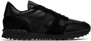 Valentino Garavani Black Rockrunner Sneakers (1Y2S0723NSD)