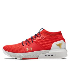 Under Armour Project Rock 2 Blood Orange Halo Grey