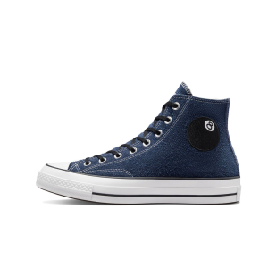 Converse Converse x Stüssy Chuck 70 8-Ball Sargasso Sea/wit/zwart (A03711C)