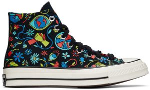 Converse Chuck 70 Peace & Unity Zwart/poppy Glow/lime Twist (172259C)