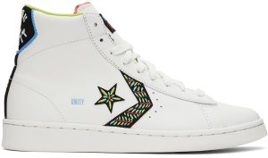 Converse Pro Leather Peace & Unity Vintage White/zwart (172187C)
