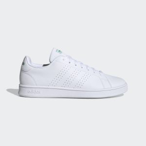 adidas Advantage Base Cloud White / Cloud White / Green (EE7690)