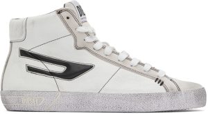 Diesel Off-White S-Leroji Mid Sneakers (Y02742PR663)