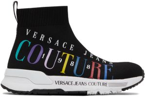 Versace Jeans Couture White Dynamic Logo Sneakers (E72VA3SA2EZS016)