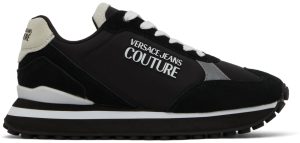 Versace Jeans Couture Black Spyke Sneakers (E72YA3SE2 EZP076)