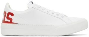 GCDS White Eco Bucket Sneakers (SS22M460020)
