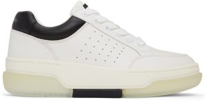 AMIRI White & Black Stadium Low Sneakers (PS22MFS007-111)
