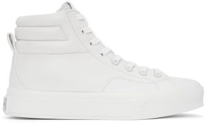 Givenchy White City High-Top Sneakers (BH005LH140)