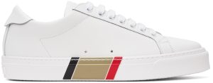 Burberry White Bio-Based Striped Sole Sneakers (8043200)