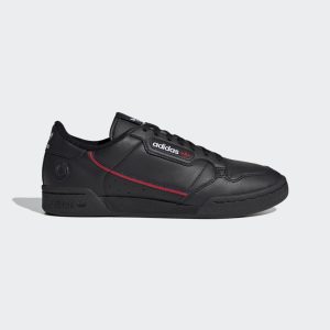 adidas Continental 80 Vegan Core Black / Collegiate Navy / Scarlet (H02783)