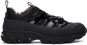 Burberry Black Patent Arthur Sneakers (8035440)