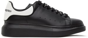 Alexander McQueen Black & White Oversized Sneakers (625156WHXMT)