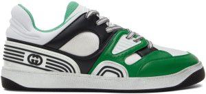 Gucci Green & Black Basket Sneakers (697882 2SH90)