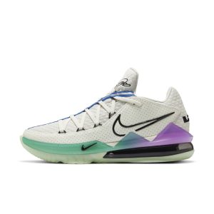 Nike LeBron 17 Low ‘Glow In The Dark’ Spruce Aura/Black/Racer Blue (CD5007-005)