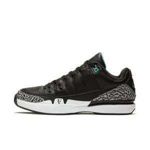 Nike Zoom VAPOR RF X AJ3 Black/CLEAR JADE-White (709998-031)