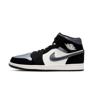 Air Jordan 1 Mid SE Black Smoke Grey (852542-011)