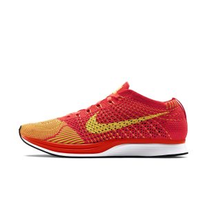 Nike Flyknit Racer Bright Crimson Volt