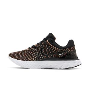 Nike React Infinity Run Flyknit 3en voor dames (straat) Zwart (DD3024-002)