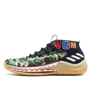 Adidas x Bape Dame IV 4 ‘Green Camo’ (2018) (AP9974)