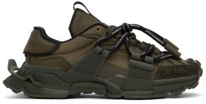 Dolce & Gabbana Khaki Space Low-Top Sneakers (CS1963 AQ718)