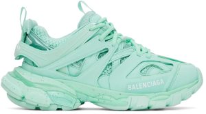 Balenciaga Green Track Sneakers (542436 W3FE3)