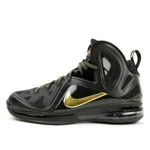 Nike LeBron 9 P.S. Elite Away – Black Metallic Gold (516958-002)