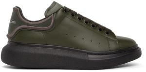 Alexander McQueen Khaki Oversized Sneakers (682396WIBN53211)