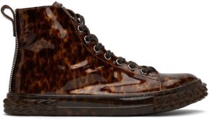 Giuseppe Zanotti Brown Shredder High Sneakers (RU10056-90633)