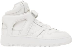Isabel Marant White Leather Brooklee Sneakers (22PBK0188-22P069S)