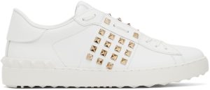 Valentino Garavani White Untitled Open Sneakers (XY2S0E85BHS)