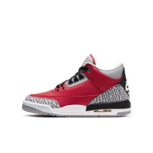Air Jordan  3 Retro SE Red Cement Fire (GS) (CQ0488-600)