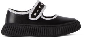 Marni Kids Black Mary Jane Sneakers (69009)