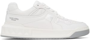 Valentino Garavani White One Stud Low-Top Sneakers (WW2S0CS4NWN)