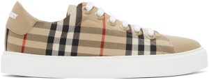 Burberry Beige Vintage Check Albridge Sneakers (8038866)