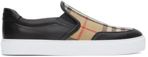 Burberry Salmond Check Slip-On Sneakers (8043213)