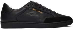 Saint Laurent Black Court Classic SL10 Sneakers (6032231JZ30)