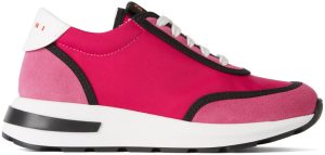 Marni Kids Pink Low-Top Sneakers (67881)