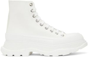 Alexander McQueen Black Tread Slick High Sneakers (611706 W4L32)