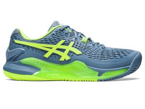 Asics Gel-resolution 9 Clay Steel Blue/Hazard Green (1041A375.400)