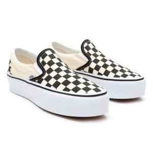 Vans Classic Slip-On Platform ‘Checker – Black White’ Black/White (VN00018EBWW)