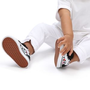 VANS Candy Hearts Old Skool Velcro Peuterschoenen  Zwart (VN000D3YABY)