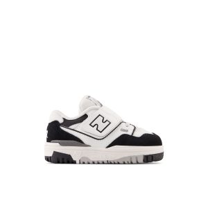 New Balance 550 Bungee Lace with Top Strap White / Black / Rain Cloud (IHB550V1-42620)
