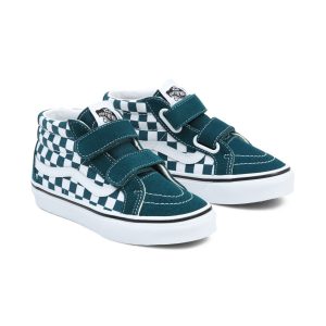 VANS Sk8-mid Reissue Velcro Kinderschoenen  Blauw (VN0A38HH60Q)