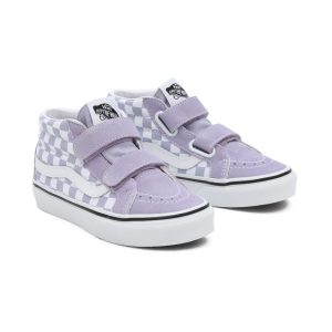 VANS Checkerboard Sk8-mid Reissue Kinderschoenen Met Klittenbandsluiting   (VN0A38HHARV)