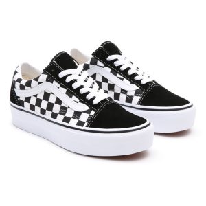 Vans Old Skool Platform ‘Black White Checkerboard’ Black/White (VN0A3B3UHRK)